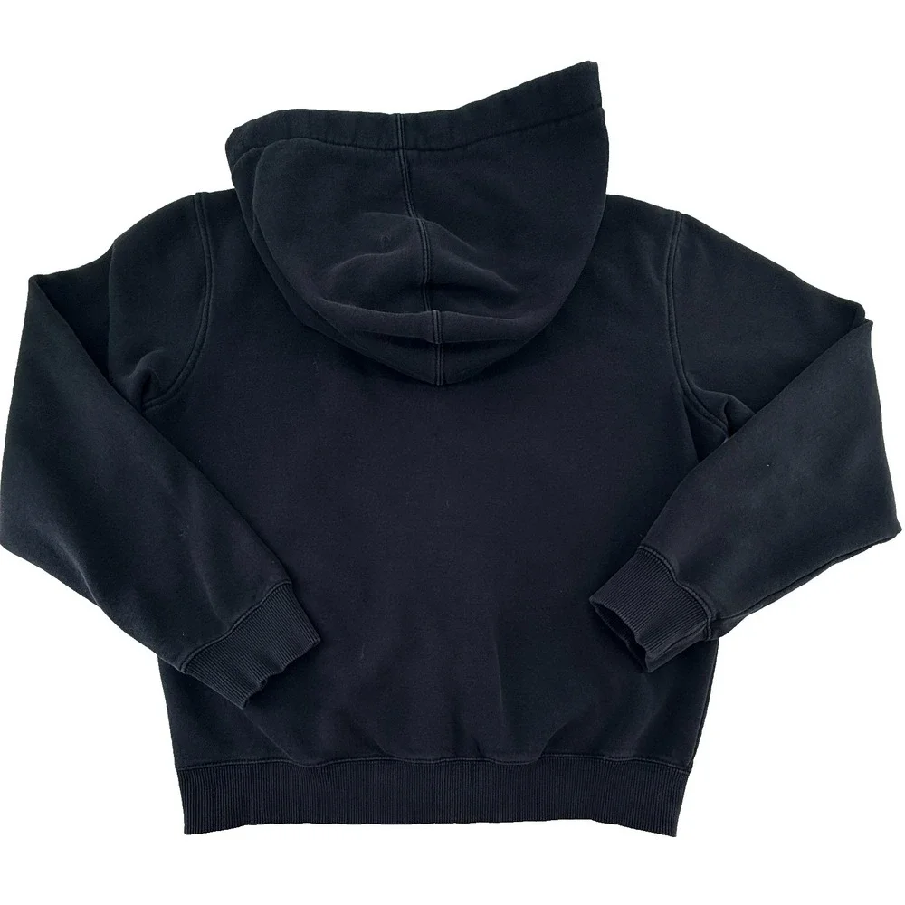 US Polo Assn Hoodie Youth XL Black Full Zip Sweatshirt Red Logo Fleece‎ Jacket